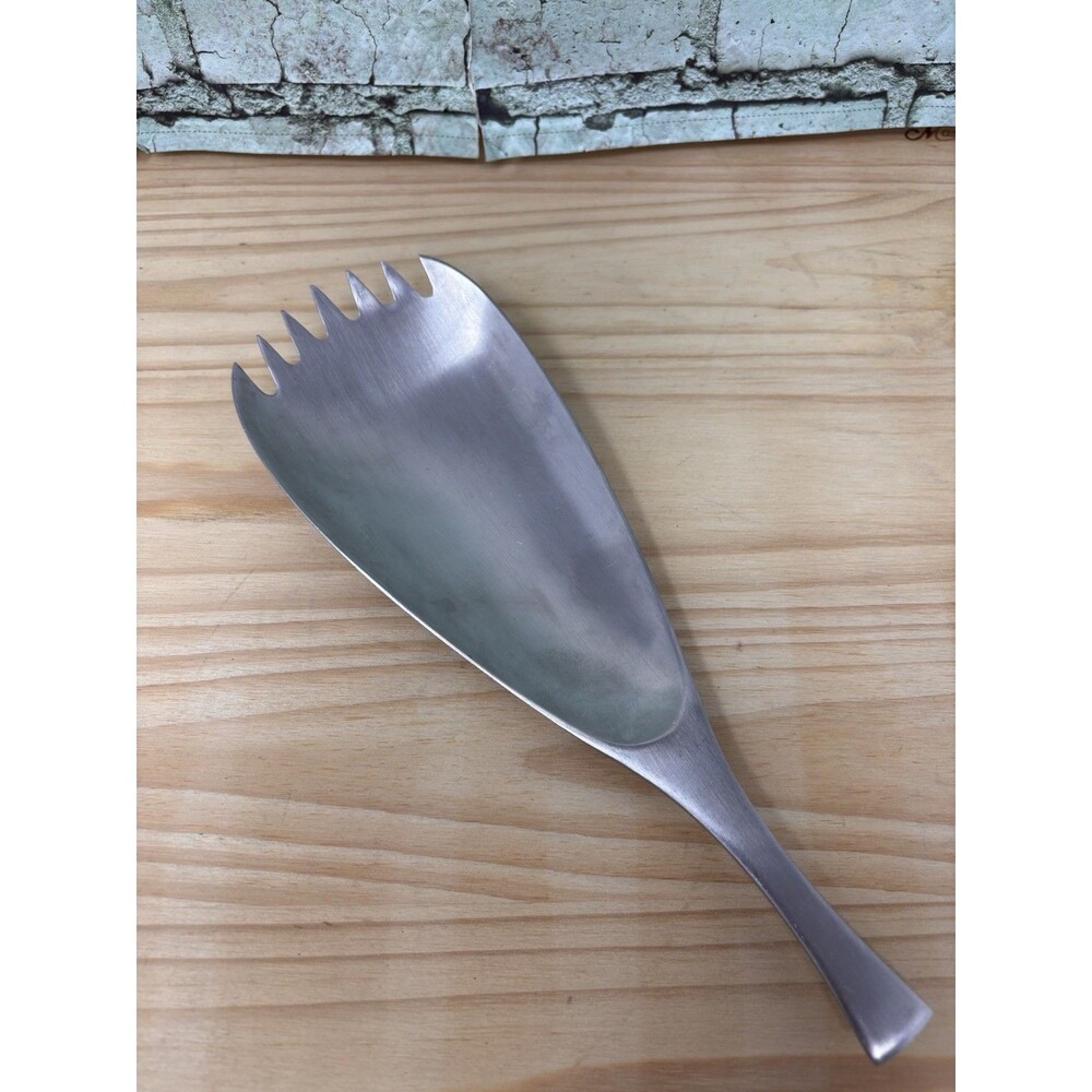 DANSK Odin 8-3/4" Serving Fork MCM Stainless Spork Salad Germany